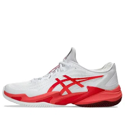 Asics Court Ff 3 Novak Clay 'white Electric Red'