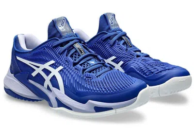 Pre-owned Asics Court Ff 3 Novak Djokovic Model  Blue/fresh Air Tennis Shoes 6.5-12.5