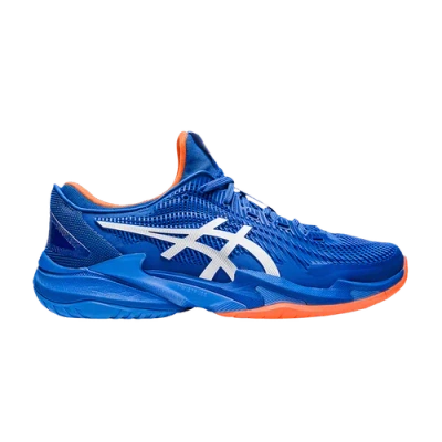 Pre-owned Asics Court Ff 3 Novak 'tuna Blue' 1041a361-960 In White