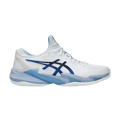 Pre-owned Asics Court Ff 3 Novak 'white Tuna Blue' | Men's Size 11