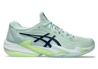 Pre-owned Asics Court Ff 3 (women's) Sneakers In Pale Blue/blue Expanse