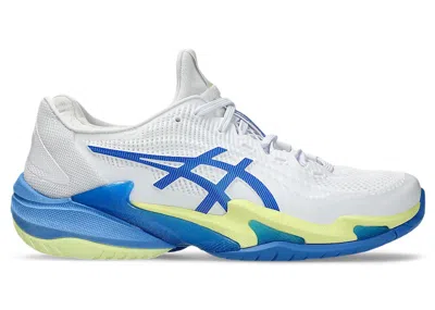Pre-owned Asics Court Ff 3 (women's) Sneakers In White/illusion Blue