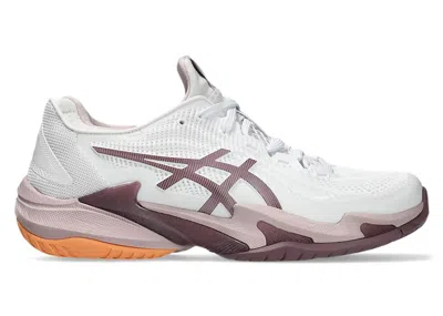 Pre-owned Asics Court Ff 3 (women's) Sneakers In White/watershed Rose In Multi