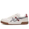 Asics Court Mz Retro Casual Skateboarding Shoes Unisex Beige Gray In Multi