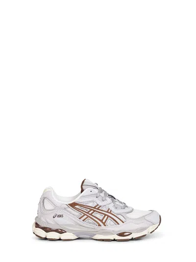 Asics Cream And Cement Grey Gel-nyc Sneakers In Multi