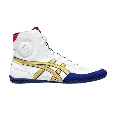 Pre-owned Asics Dan Gable Evo 3 'white Rich Gold' | Men's Size 10