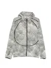 Asics Dot-print Hooded Jacket In Multi