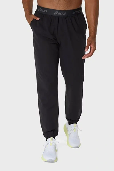 Asics Double Weave Training Pant In Performance Black, Men's At Urban Outfitters