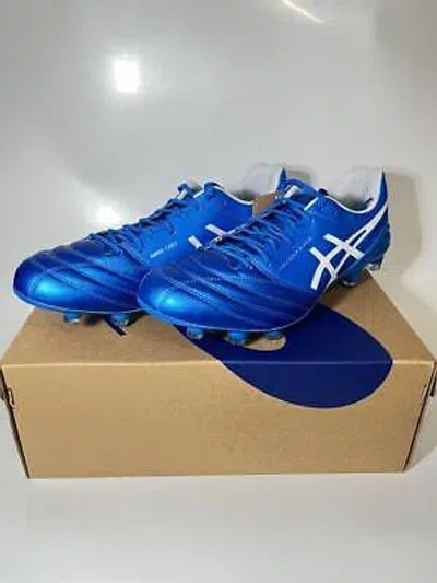 Pre-owned Asics Ds Light X-fly 5 1101a047-400 Us11 28.5cm Directoire Blue White Soccer