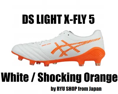 Pre-owned Asics Ds Light X-fly 5 White/shocking Orange 1101a047 102