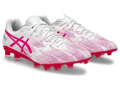 Pre-owned Asics Ds Light X-fly Pro 2 Limited 1101a067 100 White Pink Glo Soccer Cleats In White, Pink