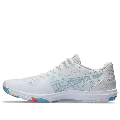 Asics Dynafeather Tennis Shoes 'white' In Gray