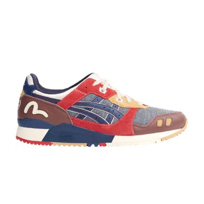 Pre-owned Asics Evisu X Gel Lyte 3 'indigo' In Brown