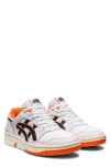 Asics Ex89 Sneakers In White/ Habanero