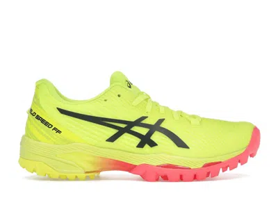Pre-owned Asics Field Speed Ff Paris (women's) Sneakers In Safety Yellow/black In Multi