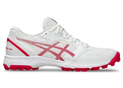 Pre-owned Asics Field Ultimate Ff 2 (women's) Sneakers In White/bright Rose