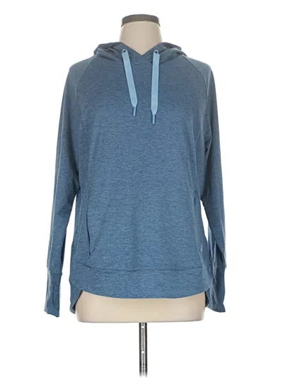 Pre-owned Asics Fleece Jacket In Blue