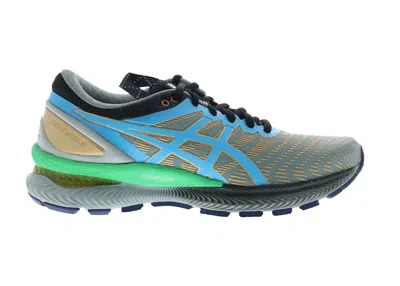 Pre-owned Asics Fn1s Gelnimbus 22 (women's) Sneakers In Stone Grey/pure Gold In Multi