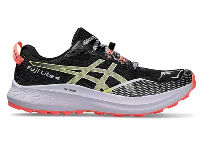 Pre-owned Asics Fuji Lite 4 (women's) Sneakers In Black/cacti