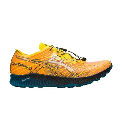 Pre-owned Asics Fuji Speed 'golden Yellow Ink Teal'
