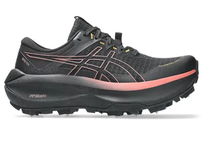 Pre-owned Asics Fujisetsu Max Goretex (women's) Sneakers In Black/dark Pink Clay