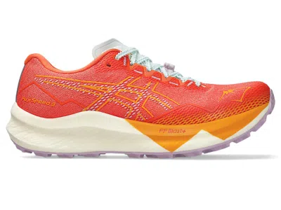 Pre-owned Asics Fujispeed 3 (women's) Sneakers In Nova Orange/light Ube