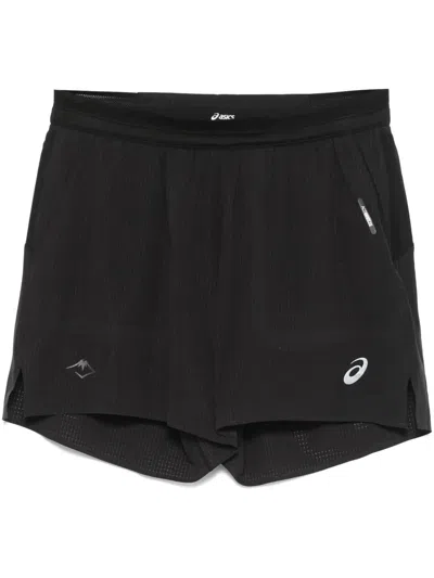 Asics Fujitrail Elite Shorts In Black