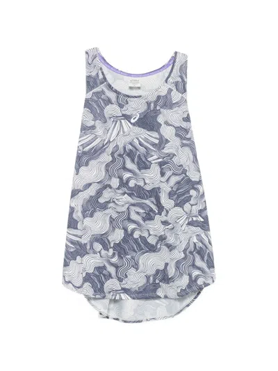 Asics Fujitrail Tank Top In Gray
