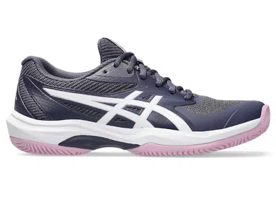 Pre-owned Asics Game Ff Clay/oc (women's) Sneakers In Indigo Fog/white