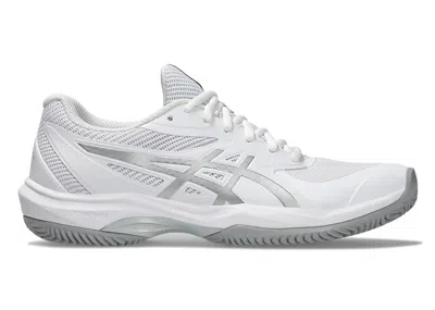 Pre-owned Asics Game Ff Clay/oc (women's) Sneakers In White/pure Silver