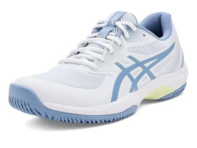 Asics Game Ff Pickleball Women's Tennis Shoes White/calm Indigo: 5.5 B - Medium In Blue