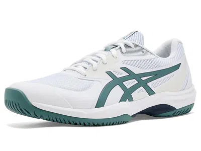 Asics Game Ff Tennis Shoes Men's Shoes White/foggy Teal: 10 D - Medium In Multi