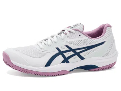 Asics Game Ff Tennis Shoes Women's Tennis Shoes White/independence Blue: 10.5 B - Medium In Multi