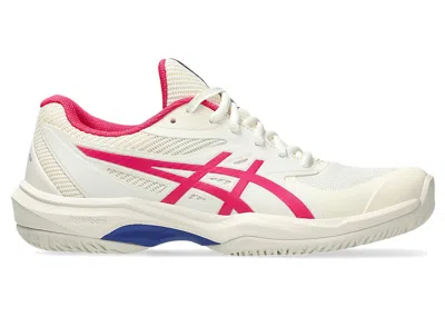 Pre-owned Asics Game Ff (women's) Sneakers In Cream/bright Rose