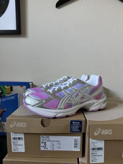 Pre-owned Asics Gel-1130 Baby Lavender Pure Silver - Size 11.5w - In Purple