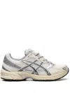 Asics Womens Cream Clay Grey Gel 1130 Leather And Mesh Low-top Trainers In Grey