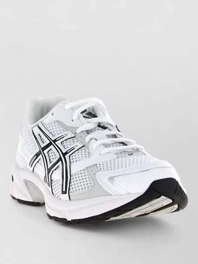 Asics Gel 1130 Mesh Upper Rubber Sole Sneakers In White
