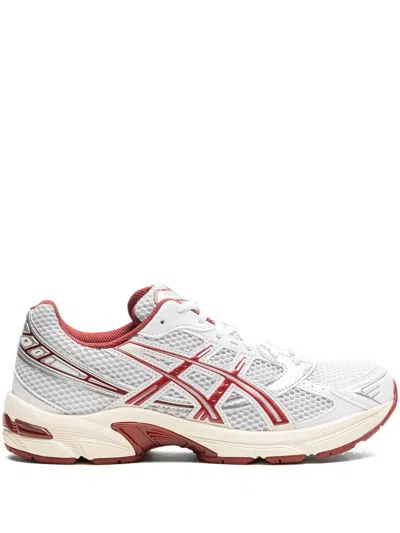 Asics Gel-1130 "red Dahlia" Sneakers In White