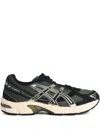 Asics Gel-1130 Sneakers In Irvine And Black Suede Blend In Green