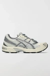Asics Womens Cream Clay Grey Gel 1130 Leather And Mesh Low-top Trainers In Cream/clay Grey