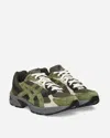 Asics Mens Olive Canvas Smog Green Gel 1130 Suede And Mesh Trainers In Green