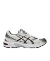 Asics Gel-1130 Cream/reddish Brown Sneaker In White