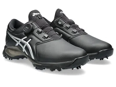Pre-owned Asics Gel-ace Pro M Boa 1111a229 001 Black Pure Silver Golf Shoes