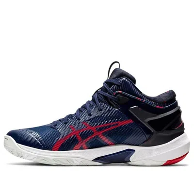 Asics Gel Burst 24 Ge 'peacoat Classic Red' In Blue