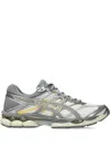 Asics Lightweight Running Sneakers Featuring Mesh Panels In Gray