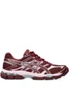 Asics Lightweight Running Shoes Mesh Upper In Red