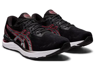 Asics Gel-cumulus 23 1011b012-017 Sneakers Men 8 Black Red Running Shoes Eee4181