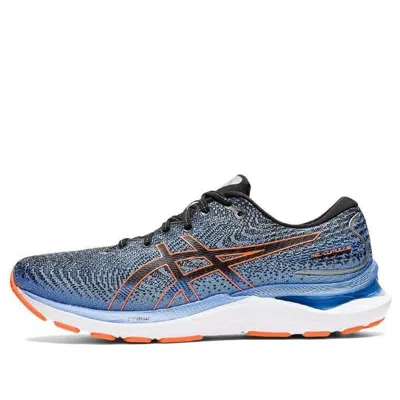 Asics Gel-cumulus 24 'black Shocking Orange' In Blue