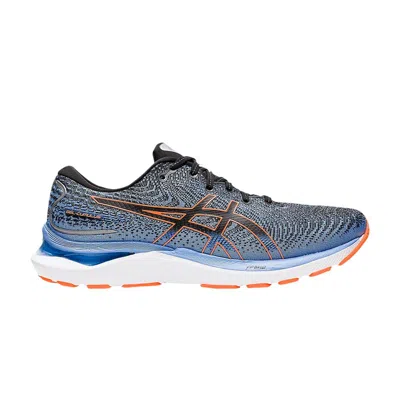 Pre-owned Asics Gel Cumulus 24 'black Shocking Orange' In Blue