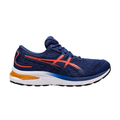 Pre-owned Asics Gel Cumulus 24 Gs 'deep Ocean Cherry Tomato' | Blue | Kid's Size 2.5
